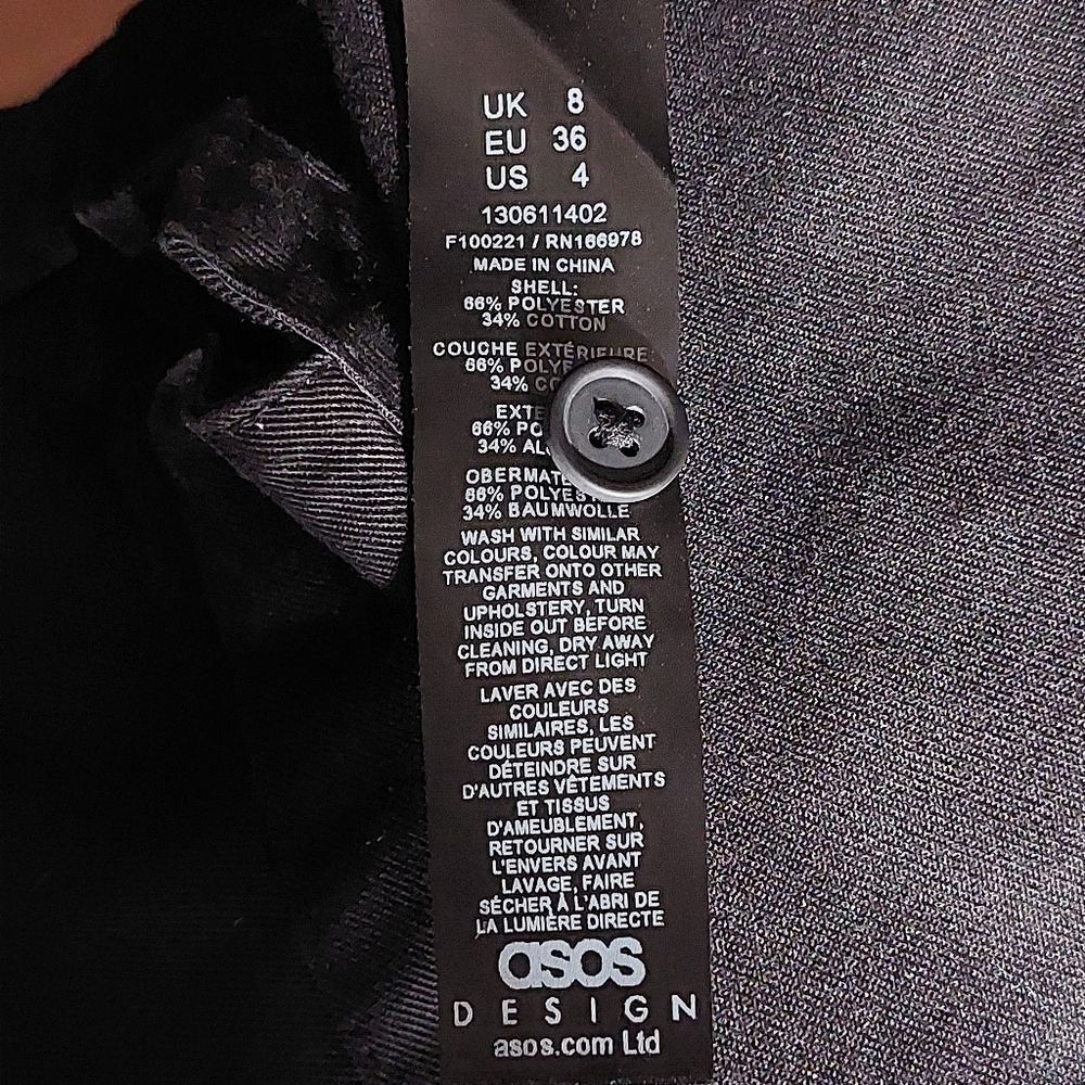 Asos Design Women's Oversized Thick Cotton Blend Shirt EUC - Picture 13 of 15